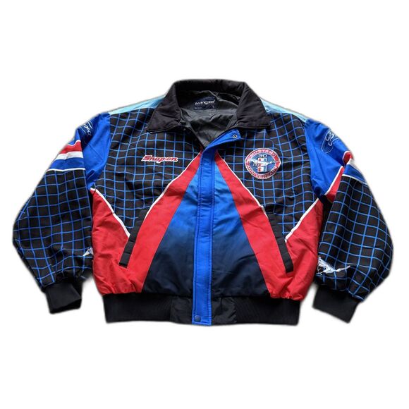 VINTAGE FORD MUSTANG FANIMATION SWINGSTER JACKET 30 ANNIVERSARY USA LARGE